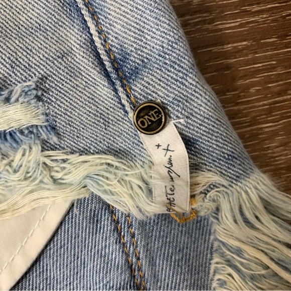 One teaspoon Womens blue Montana rollers cut off jean shorts 26 NWT - Picture 9 of 11